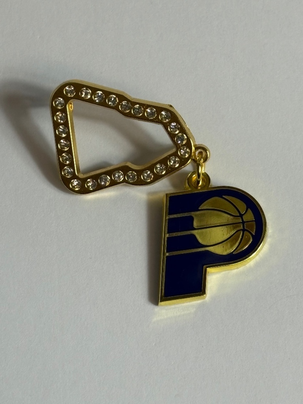 New Era Indiana Pacers Frame Hat Pin Blue Gold Pins Hats Hatpin New Eras
